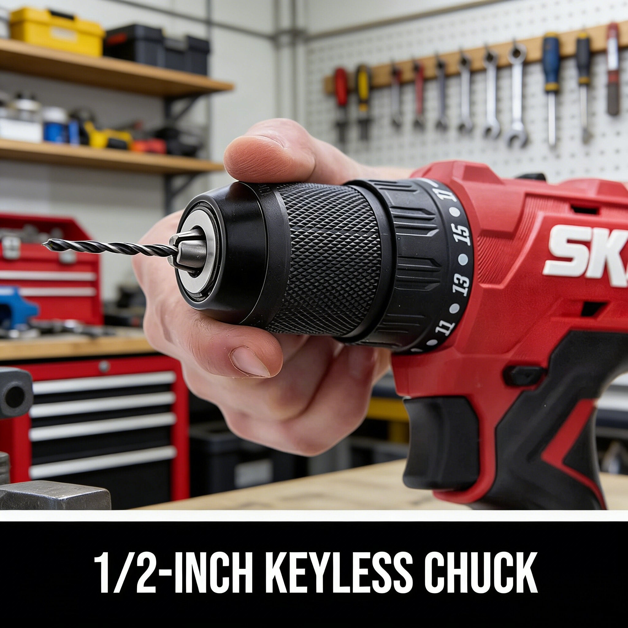 Jardinessent 20V Brushless Drill Driver Kit with 1 2 Inch Chuck and Battery