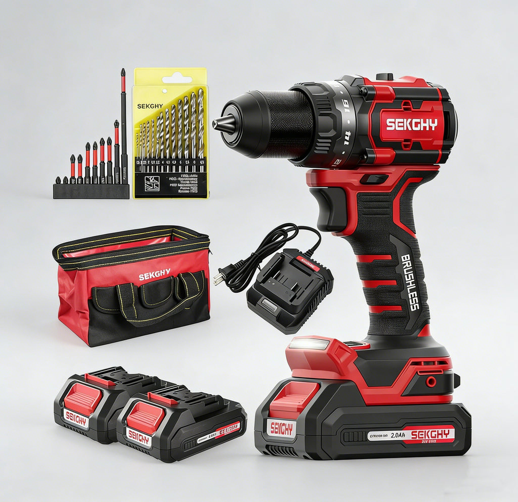 Jardinessent 20V Cordless Drill Set 70Nm with Battery Charger and Bit Kit