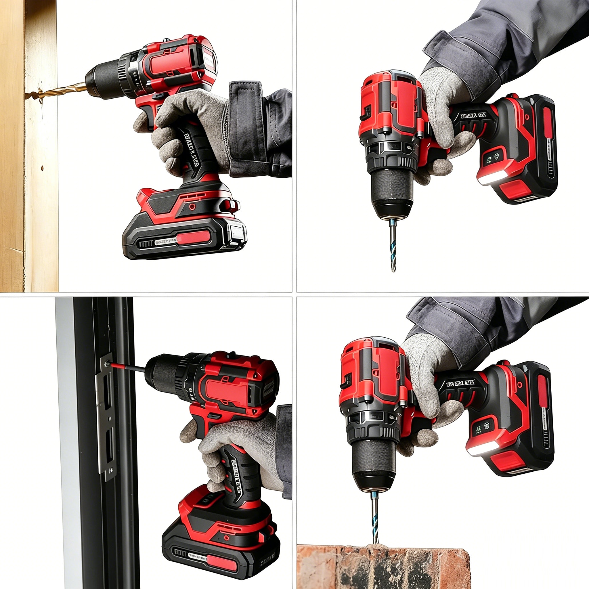 Jardinessent 20V Cordless Drill Set 70Nm with Battery Charger and Bit Kit