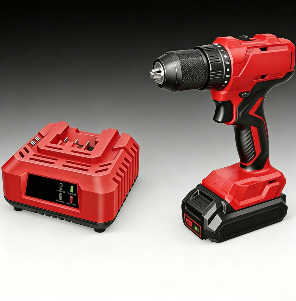 Jardinessent 20V Brushless Drill Driver Kit with 1 2 Inch Chuck and Battery