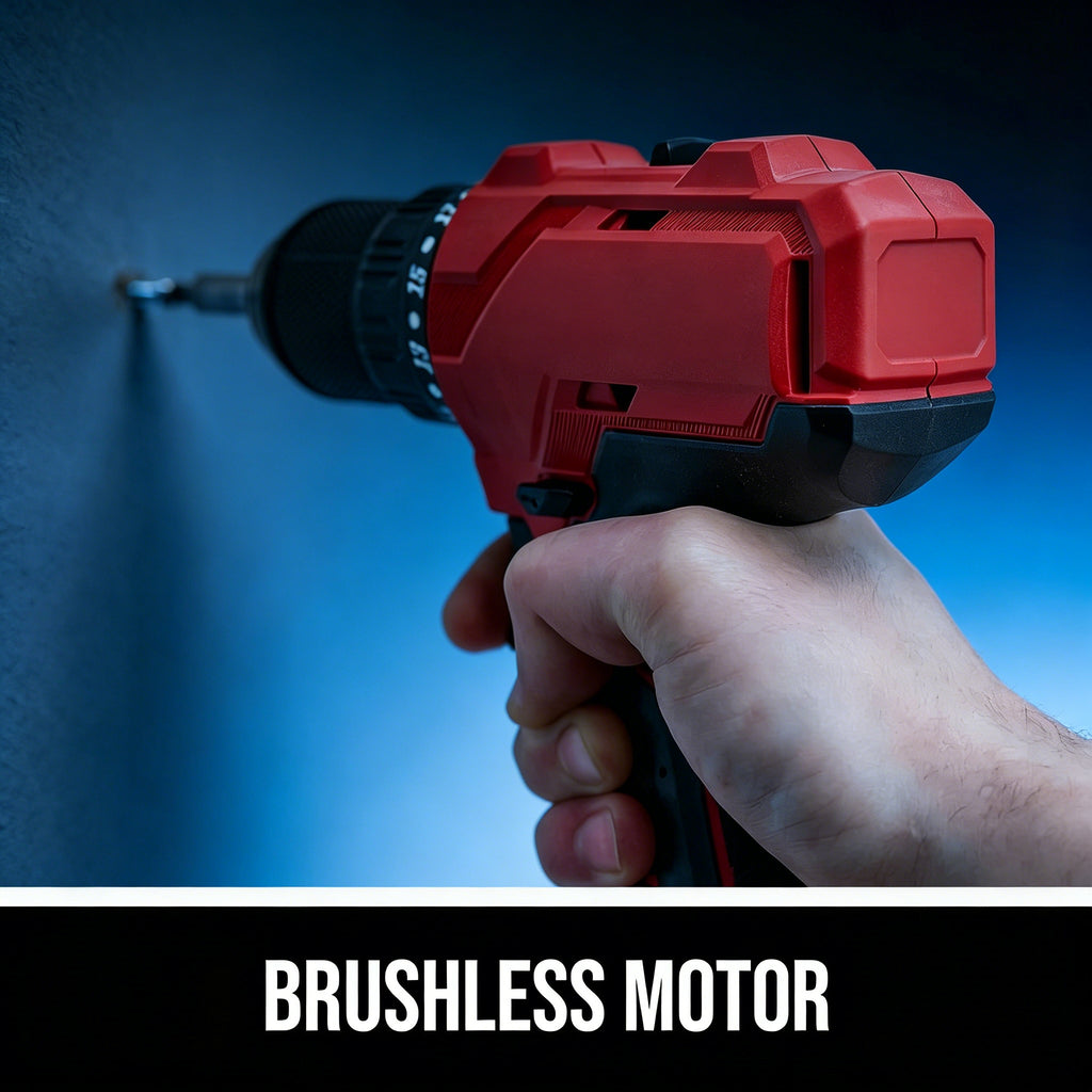 Jardinessent 20V Brushless Drill Driver Kit with 1 2 Inch Chuck and Battery