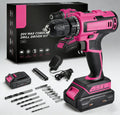 Jardinessent 20V Cordless Drill Set with LED Light 18 Plus 1 Torque Settings